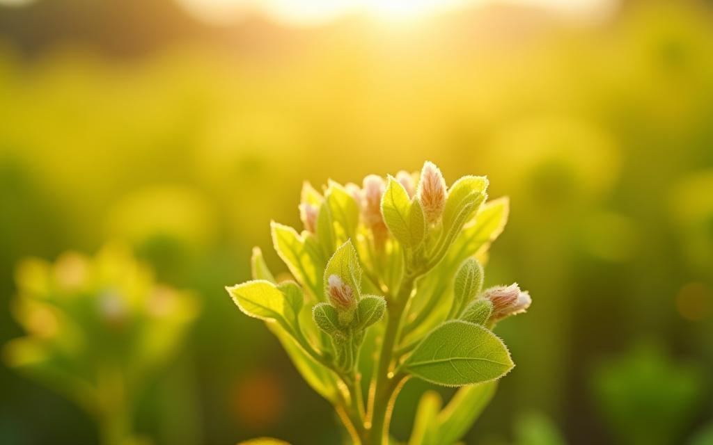 Close-up of native Australian botanicals in sunlight